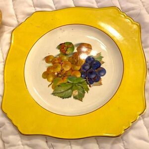 Grimwades England Fruit Design luncheon Plate. Vintage